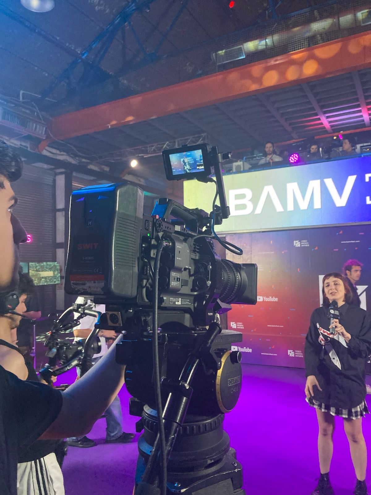 BAMV Fest 2024 - cámara en rodaje