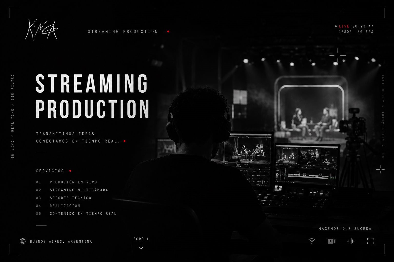 Streaming y producci&oacute;n audiovisual