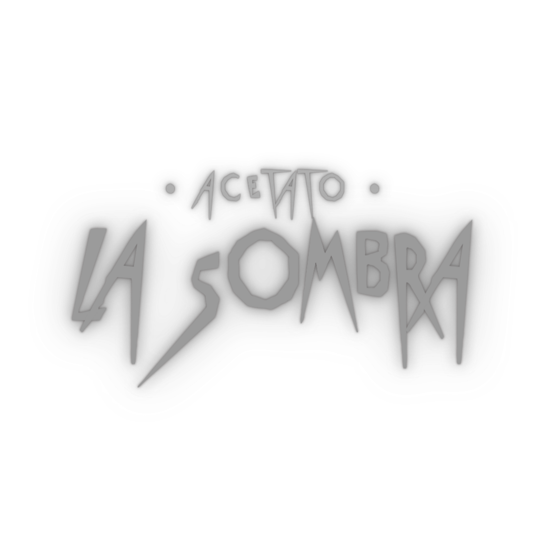 Acetato La Sombra placa de t&iacute;tulo